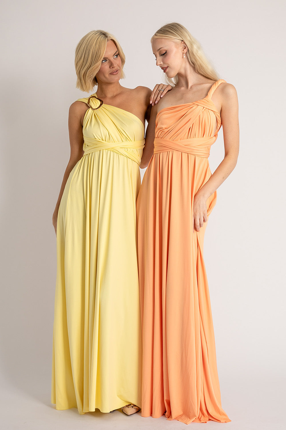 Classic Multiway Infinity Dress in Pastel Yellow
