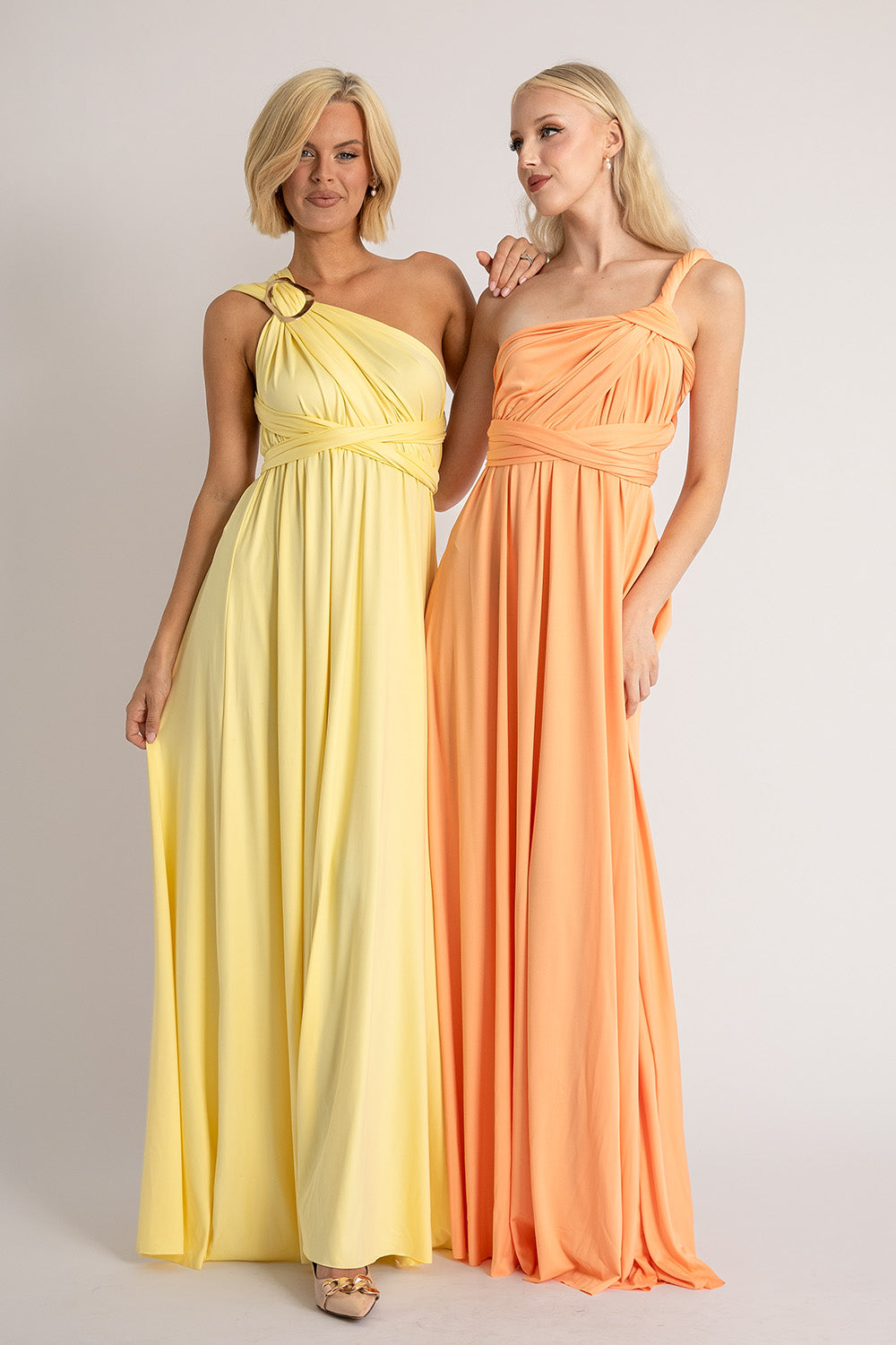 Classic Multiway Infinity Dress in Peach