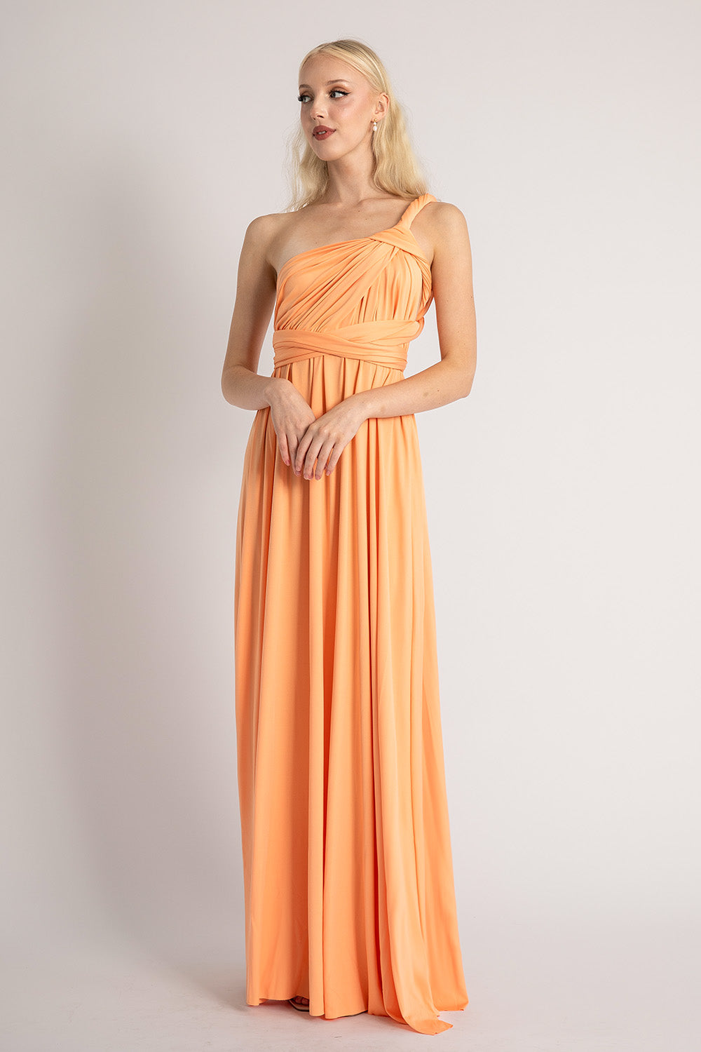 Classic Multiway Infinity Dress in Peach