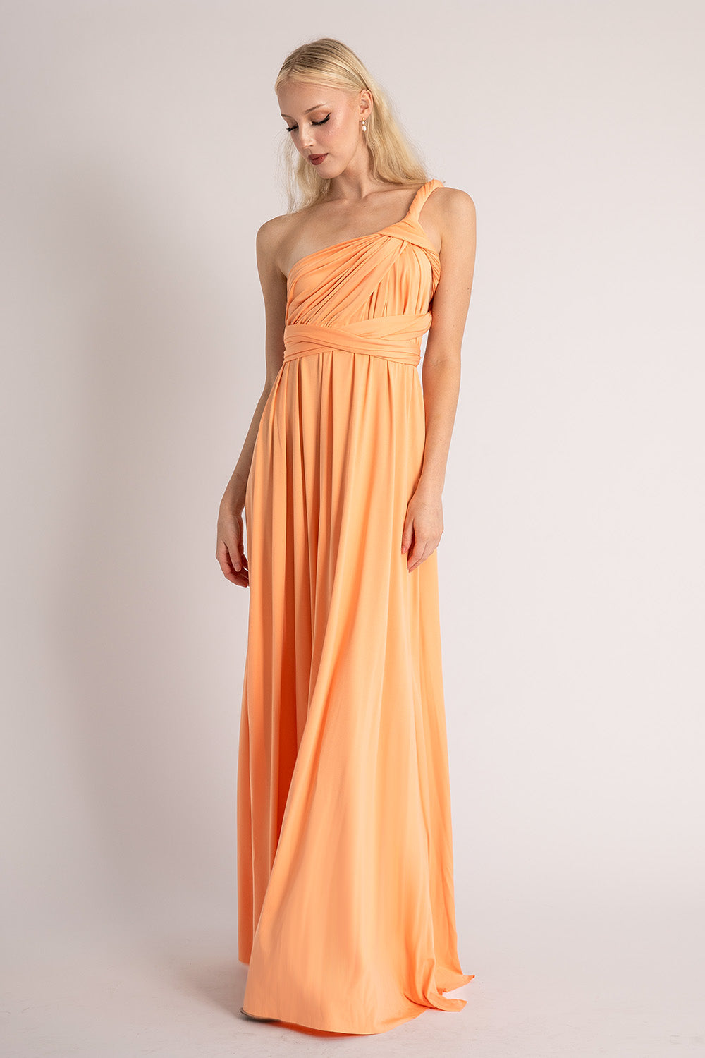 Classic Multiway Infinity Dress in Peach