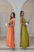 Classic Multiway Infinity Dress in Tangerine