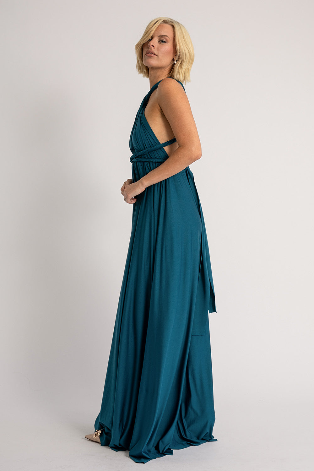 Classic Multiway Infinity Dress in Peacock