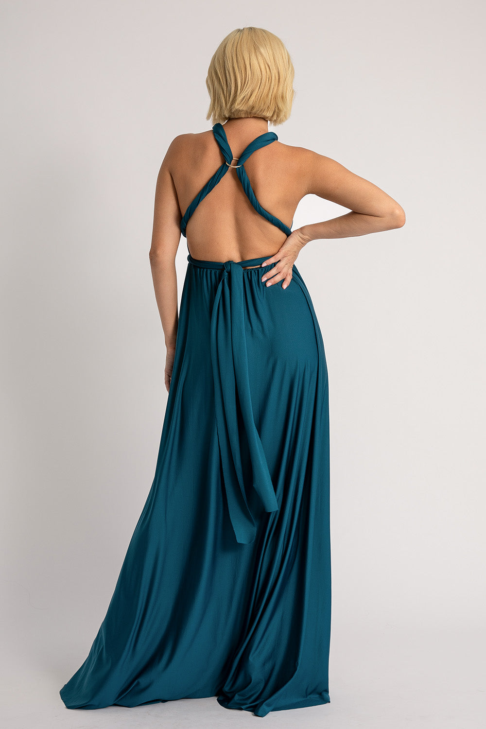 Classic Multiway Infinity Dress in Peacock