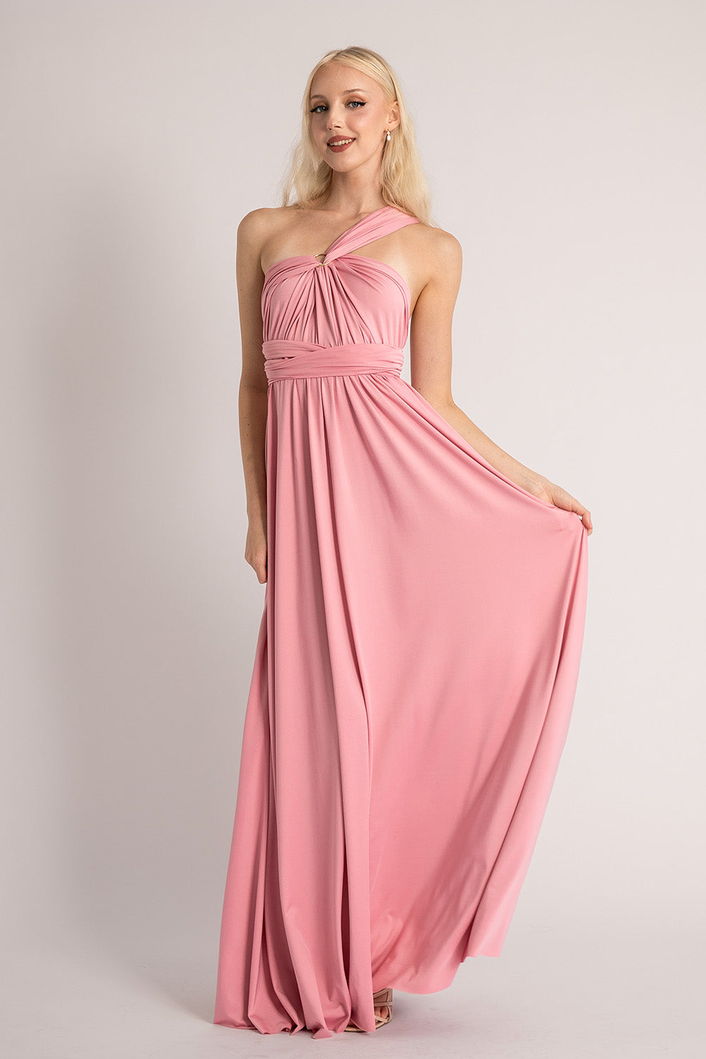 Classic Multiway Infinity Dress in Strawberry Pink