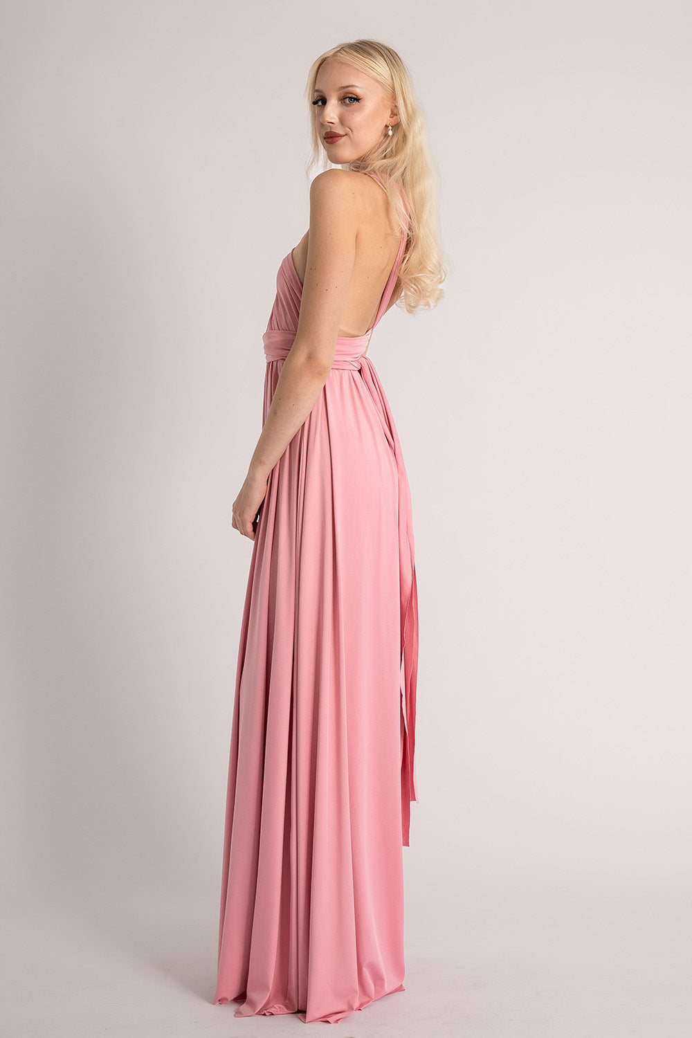 Classic Multiway Infinity Dress in Strawberry Pink