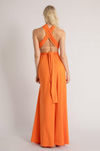 Classic Multiway Infinity Dress in Tangerine