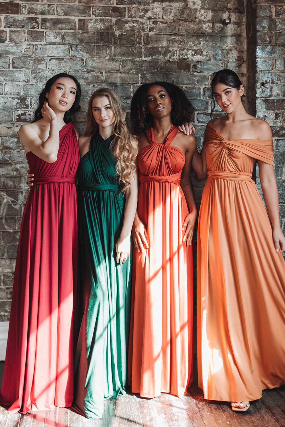 Classic Multiway Infinity Dress in Hunter Green