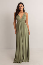 Classic Multiway Infinity Dress in Khaki