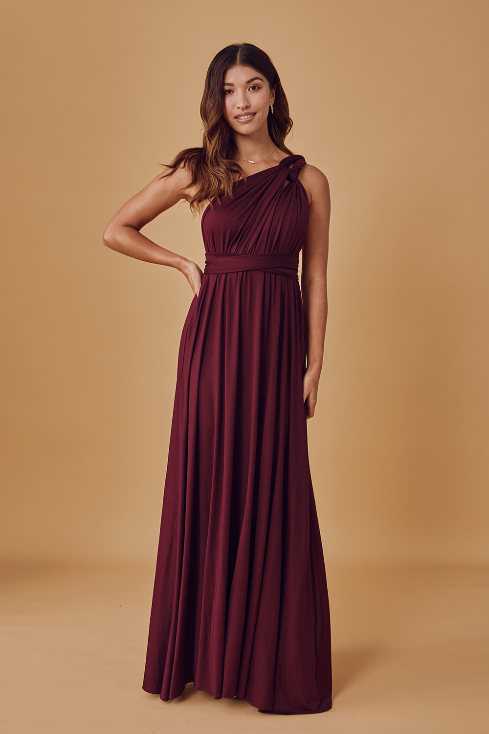 Classic Multiway Infinity Dress in Mulberry