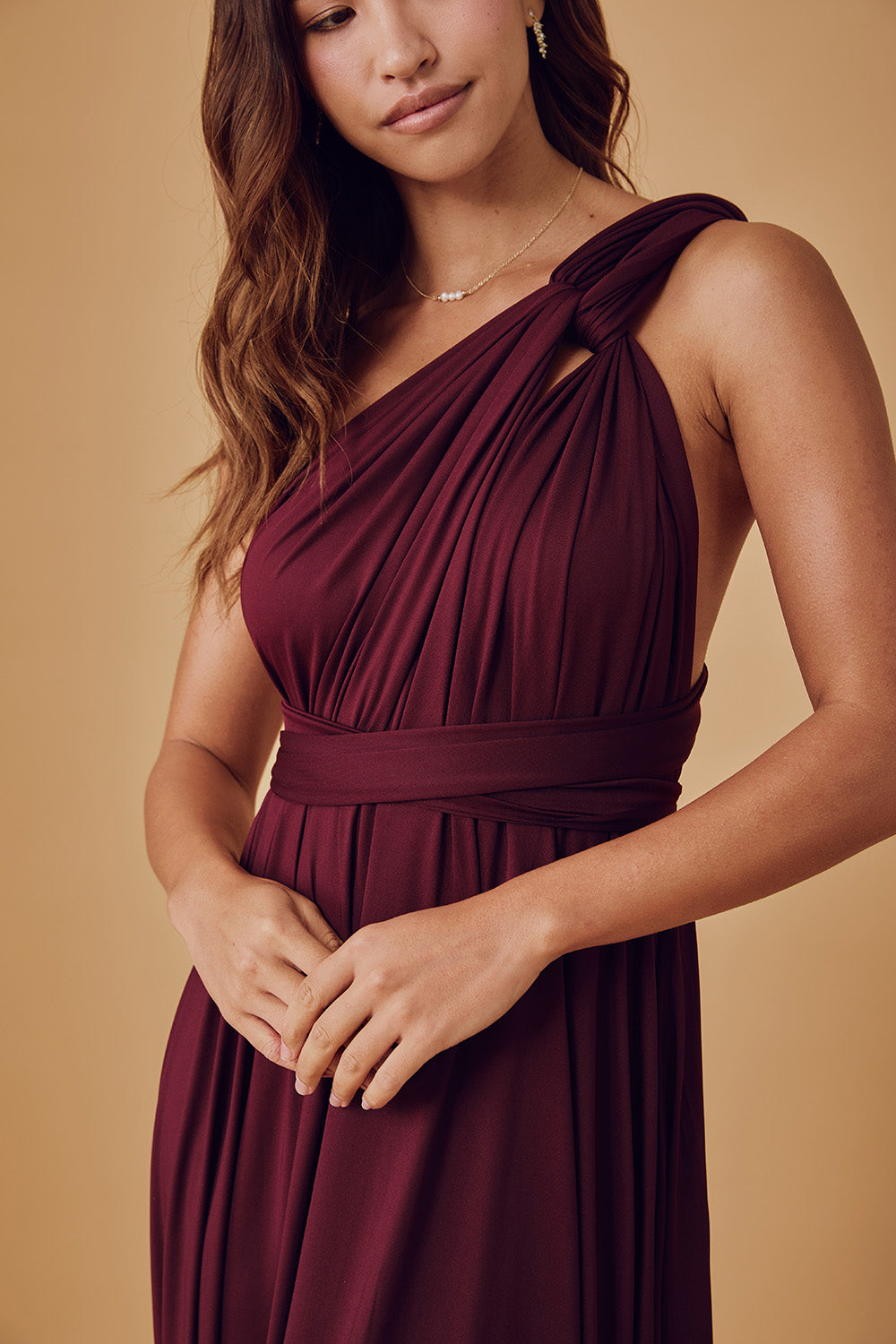 Classic Multiway Infinity Dress in Mulberry