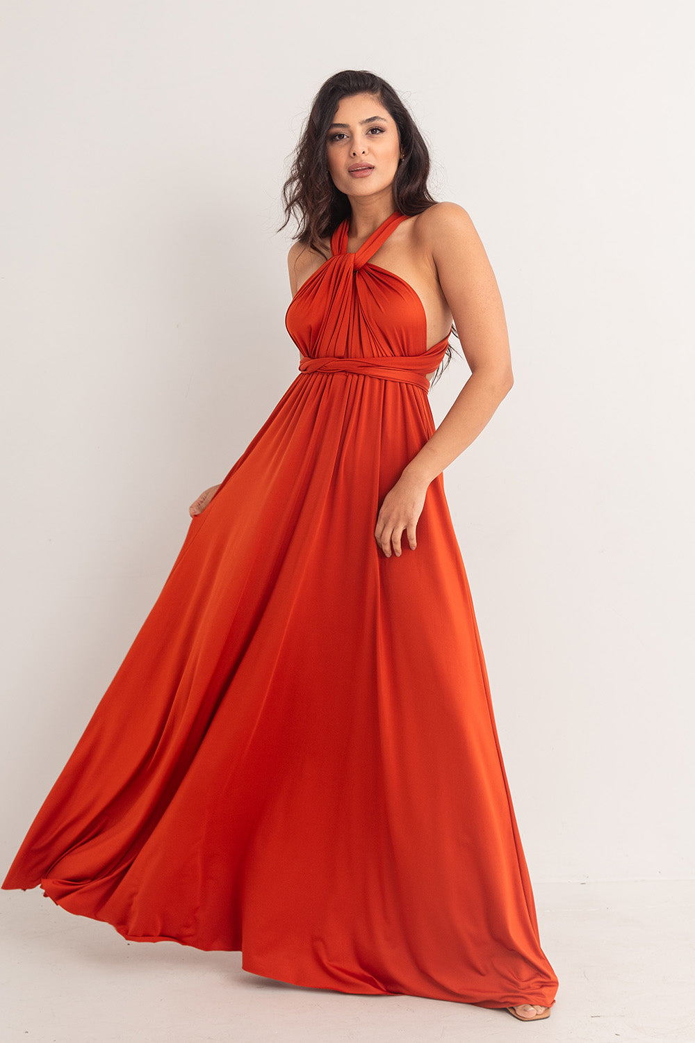 Red Infinity Dresses | Burgundy, Wine & Rust | Model Chic