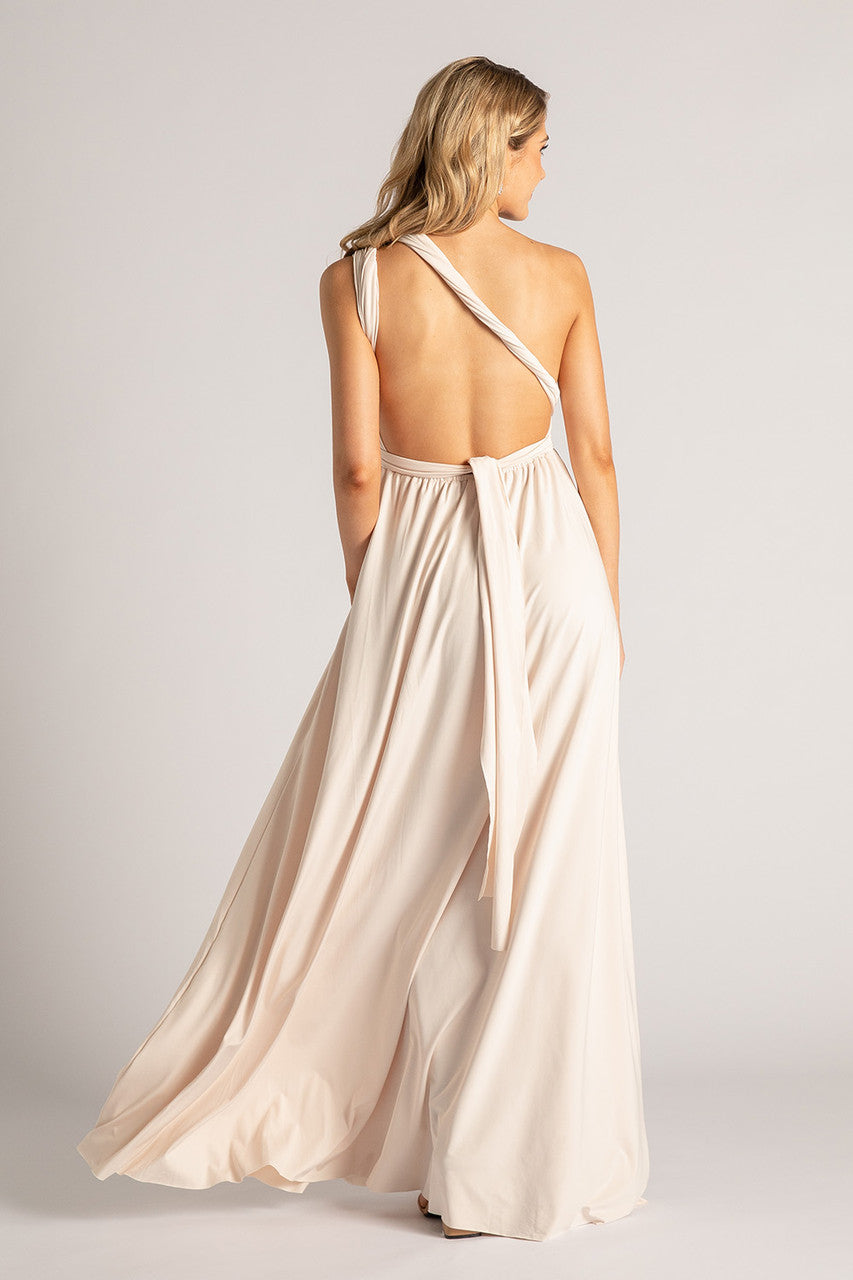 Champagne Nude Classic Infinity Multiway Dress for formal and bridesmaids dresses
