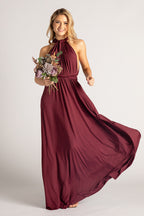 Dark burgundy Infinity Multiway Dress For Formal or Bridesmaids Dress