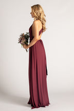 Dark burgundy Infinity Multiway Dress For Formal or Bridesmaids Dress