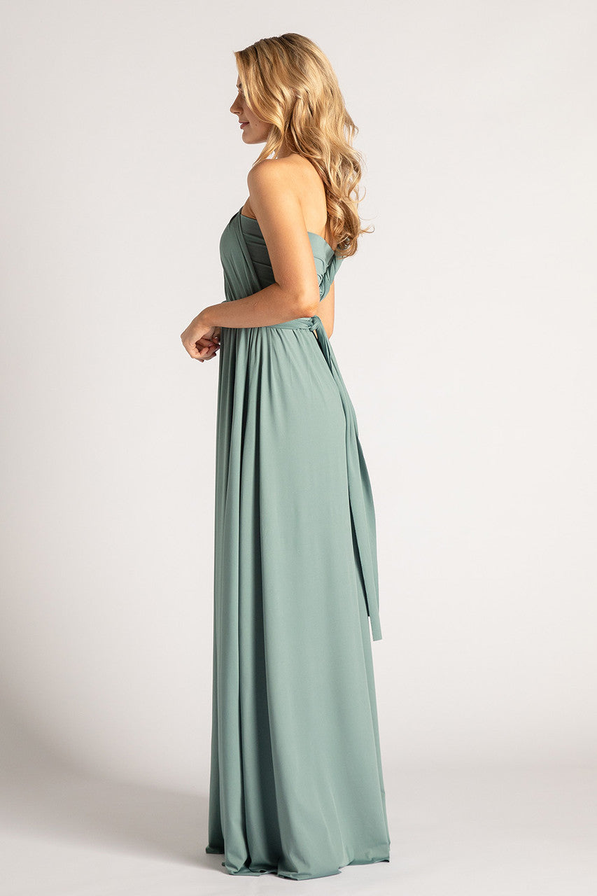 Duck Egg Blue Classic Infinity Multiway Dress for formal and bridesmaids dresses