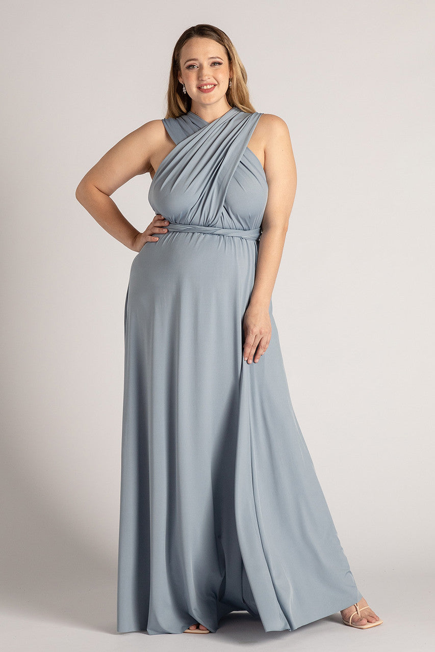 Classic Multiway Infinity Dress In Dusty Blue For Sale - Bridesmaids Dresses | Model Chic Classic Multiway Infinity Dress In Dusty Blue For Sale - Bridesmaids Dresses | Model Chic