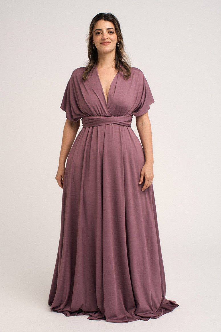 Classic Multiway Infinity Dress in Dusty Orchid