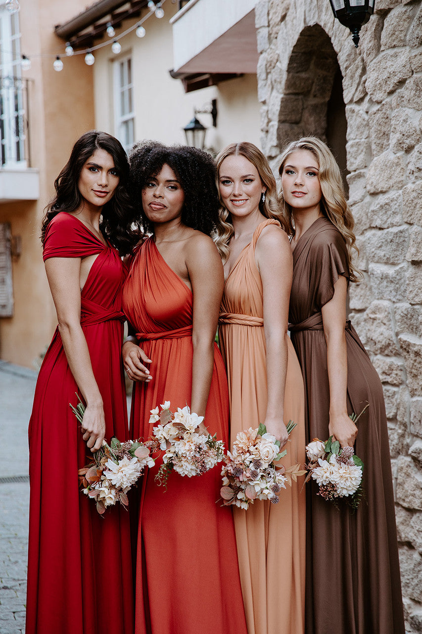Classic Multiway Infinity Dress in Paprika For Sale - Bridesmaids Dresses Classic Multiway Infinity Dress in Paprika For Sale - Bridesmaids Dresses