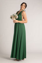 Classic Multiway Infinity Dress in Emerald Green