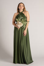 Forest Green Bridesmaids and Formal Dress. Classic Infinity Multiway Dress In Forest Green
