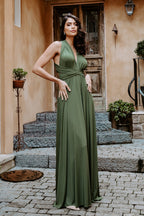 Forest Green Bridesmaids and Formal Dress. Classic Infinity Multiway Dress In Forest Green