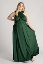 Classic Multiway Infinity Dress in Hunter Green