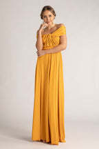 Classic Multiway Infinity Dress in Mustard Yellow