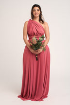 Classic Multiway Infinity Dress in Plum Rose