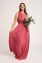 Classic Multiway Infinity Dress in Plum Rose