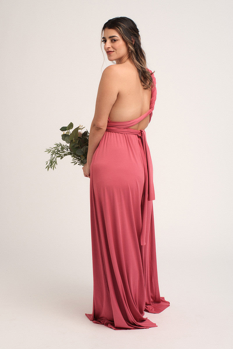Classic Multiway Infinity Dress in Plum Rose