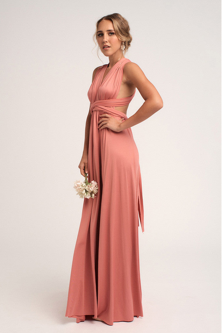 Classic Multiway Infinity Dress in Rose