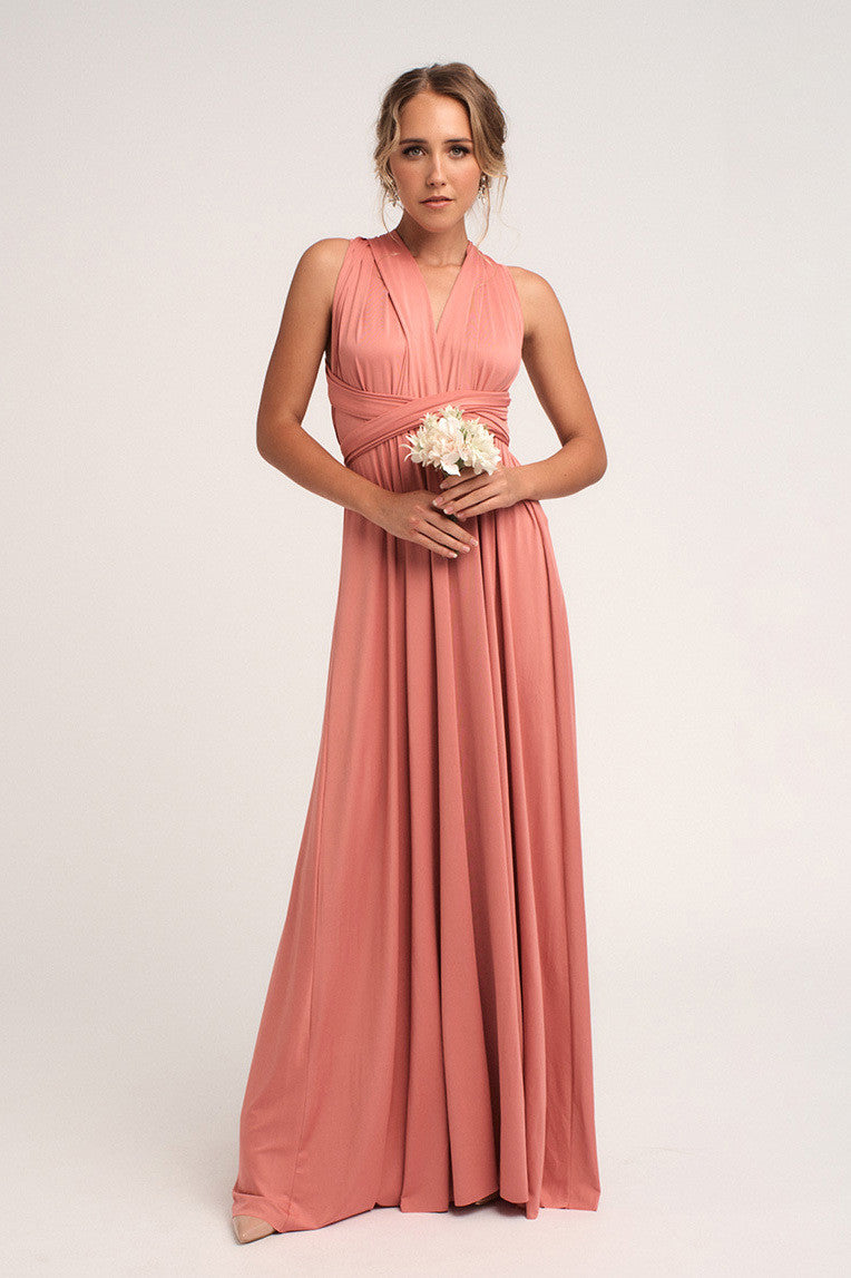 Classic Multiway Infinity Dress in Rose