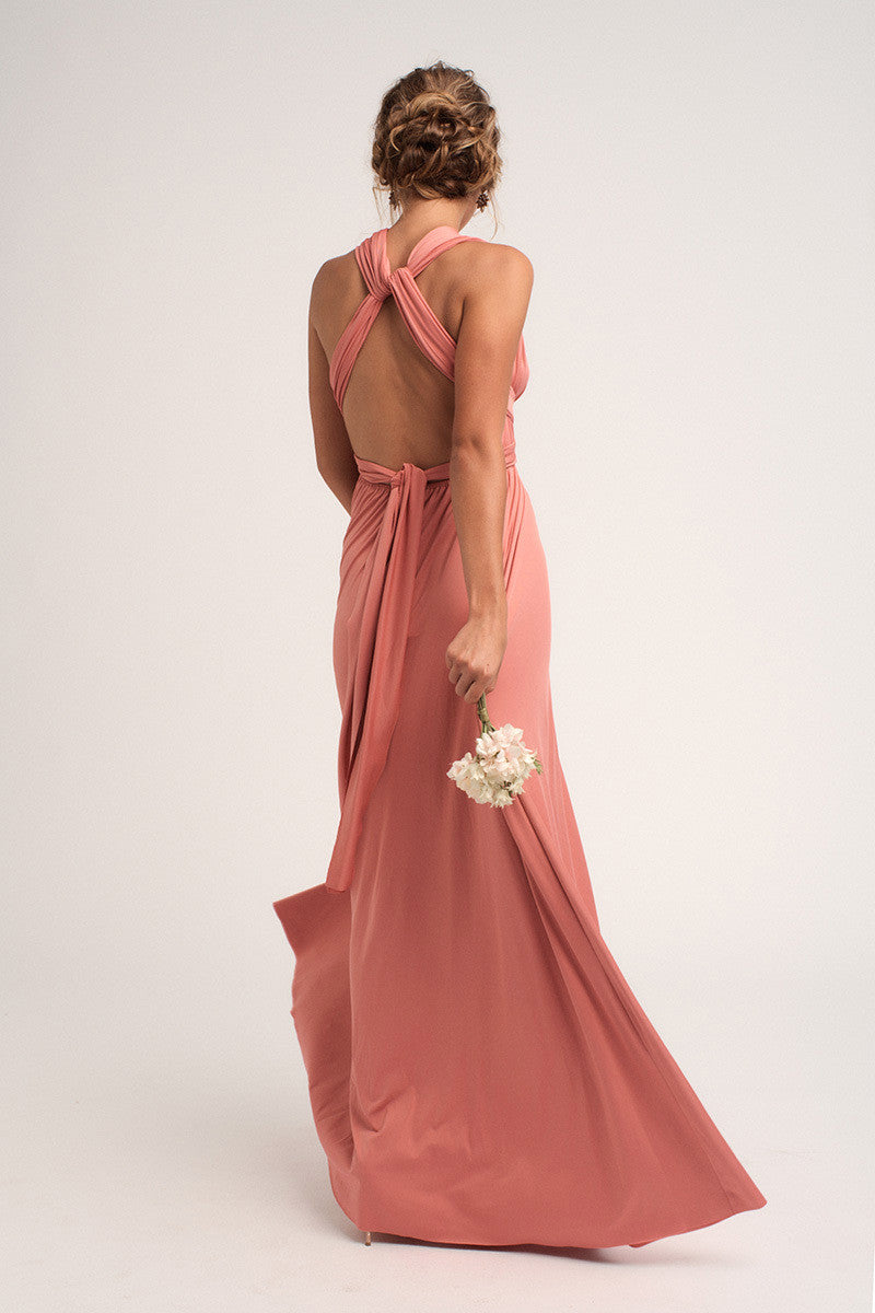 Classic Multiway Infinity Dress in Rose