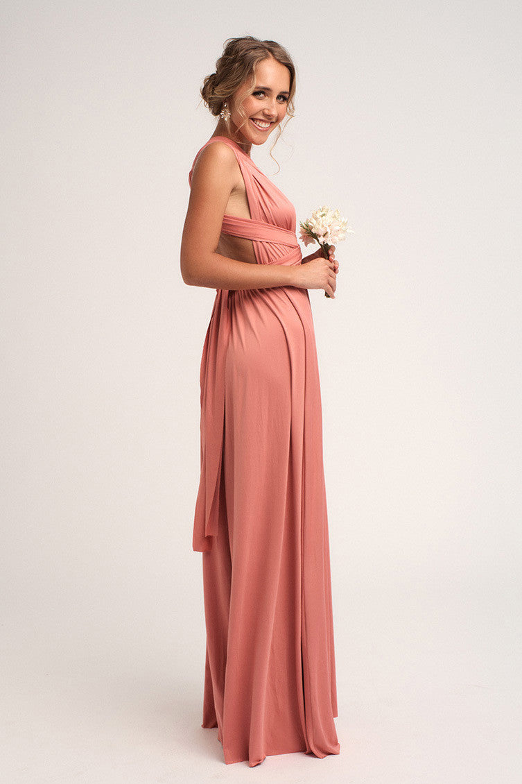 Classic Multiway Infinity Dress in Rose