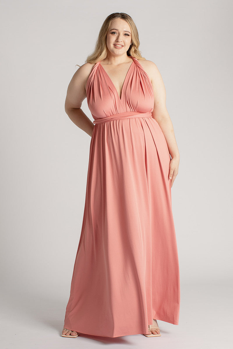 Classic Multiway Infinity Dress in Rose