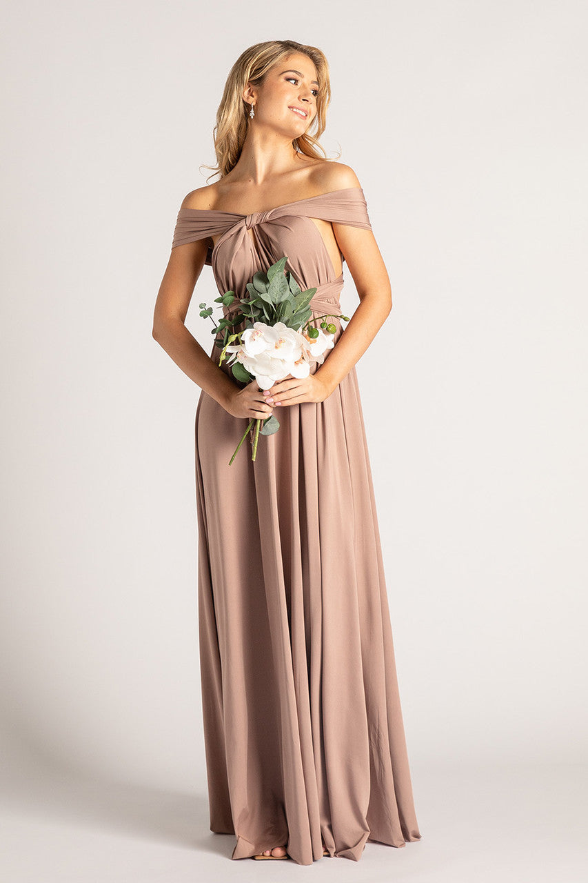 Classic Infinity Multiway Bridesmaids and Formal Dress in Rude Nude
