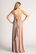 Classic Infinity Multiway Bridesmaids and Formal Dress in Rude Nude