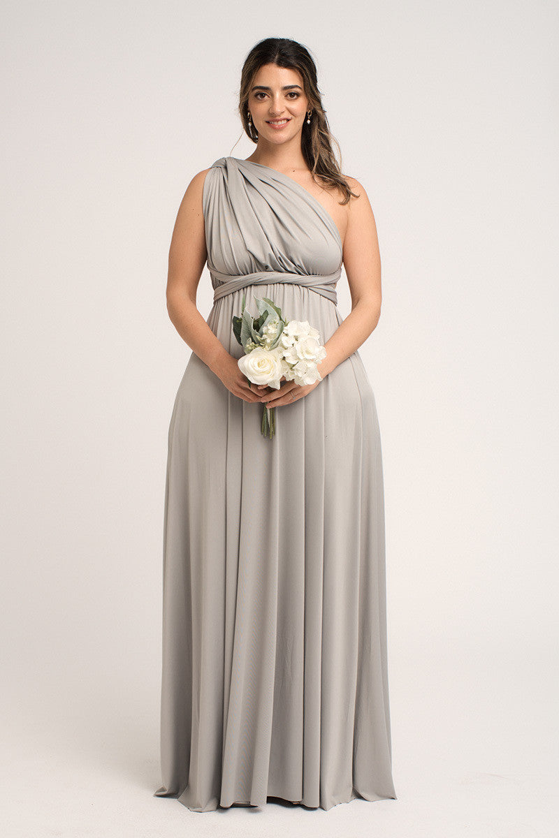 Classic Multiway Infinity Dress in Silver For Sale - Bridesmaids Dresses | Model Chic Classic Multiway Infinity Dress in Silver For Sale - Bridesmaids Dresses | Model Chic