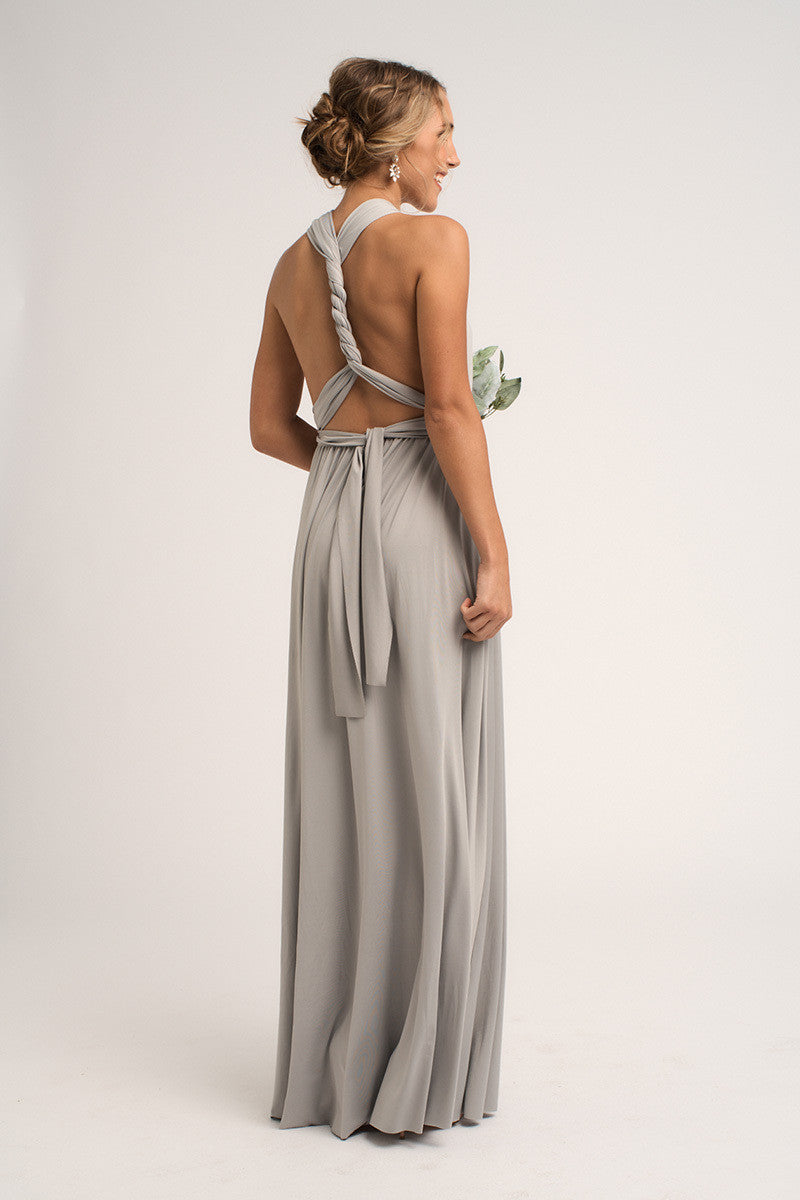 Classic Multiway Infinity Dress in Silver For Sale - Bridesmaids Dresses | Model Chic Classic Multiway Infinity Dress in Silver For Sale - Bridesmaids Dresses | Model Chic