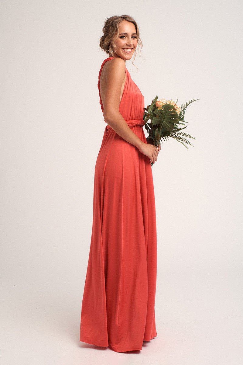 Classic Multiway Infinity Dress in Watermelon