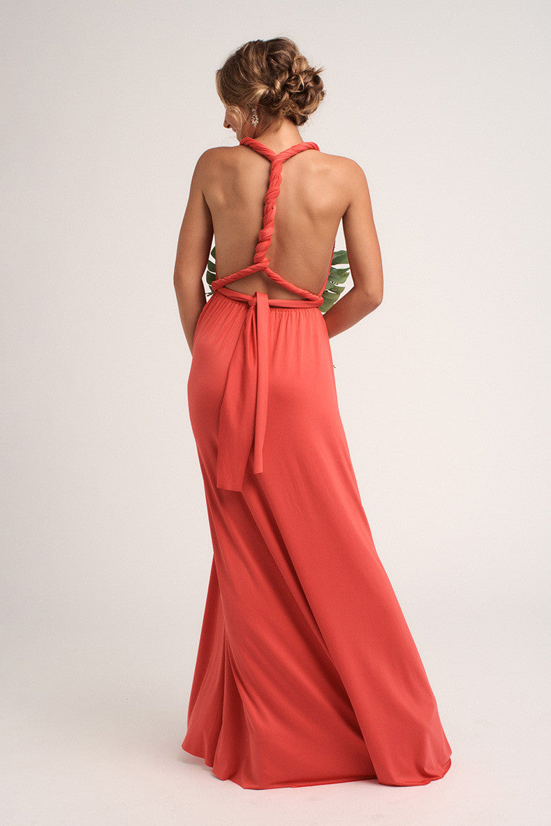 Classic Multiway Infinity Dress in Watermelon