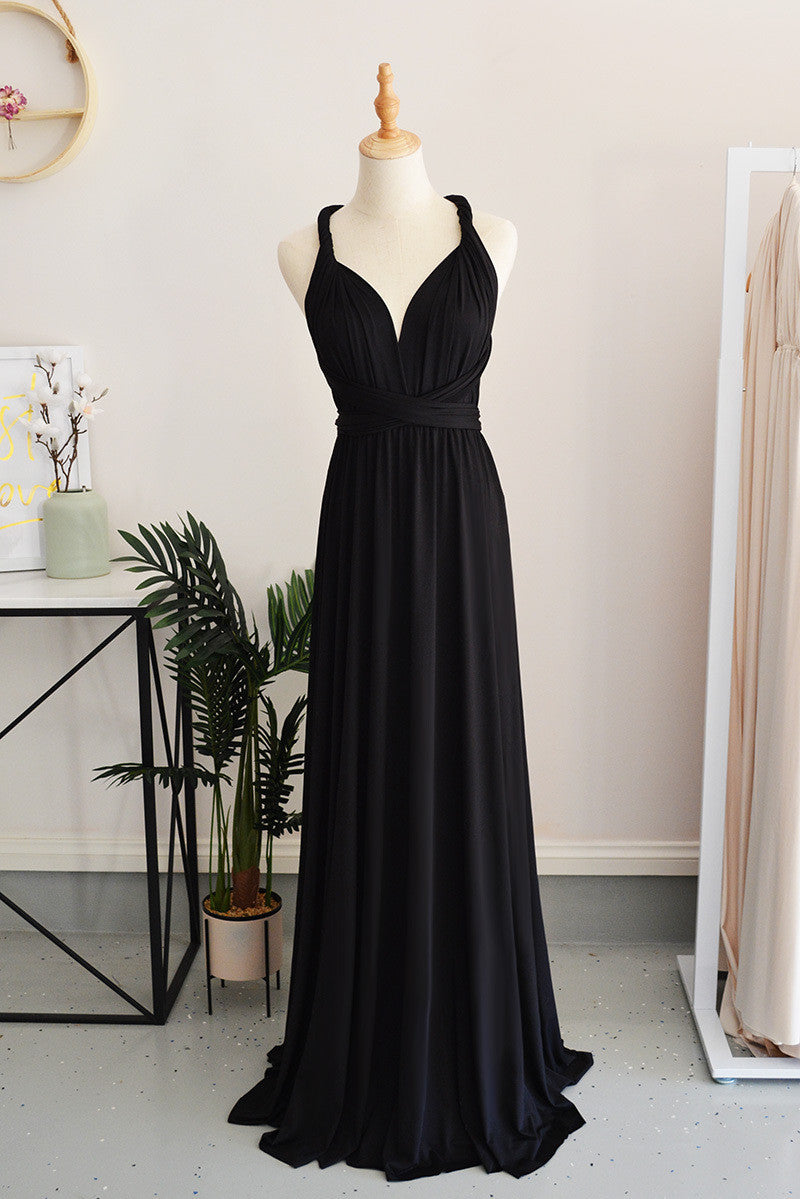 Classic Multiway Infinity Dress in Black