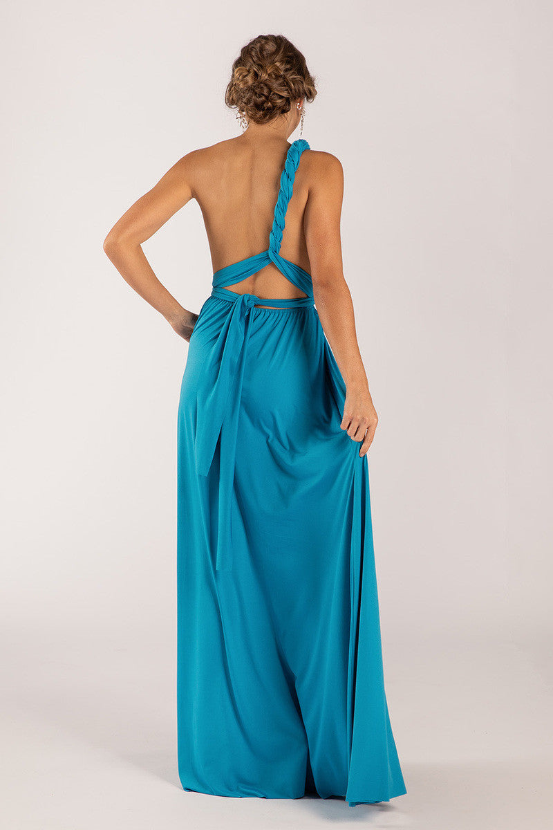 Classic Multiway Infinity Dress in Cerulean Blue