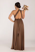 Classic Multiway Infinity Dress in Chocolate