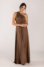 Classic Multiway Infinity Dress in Chocolate
