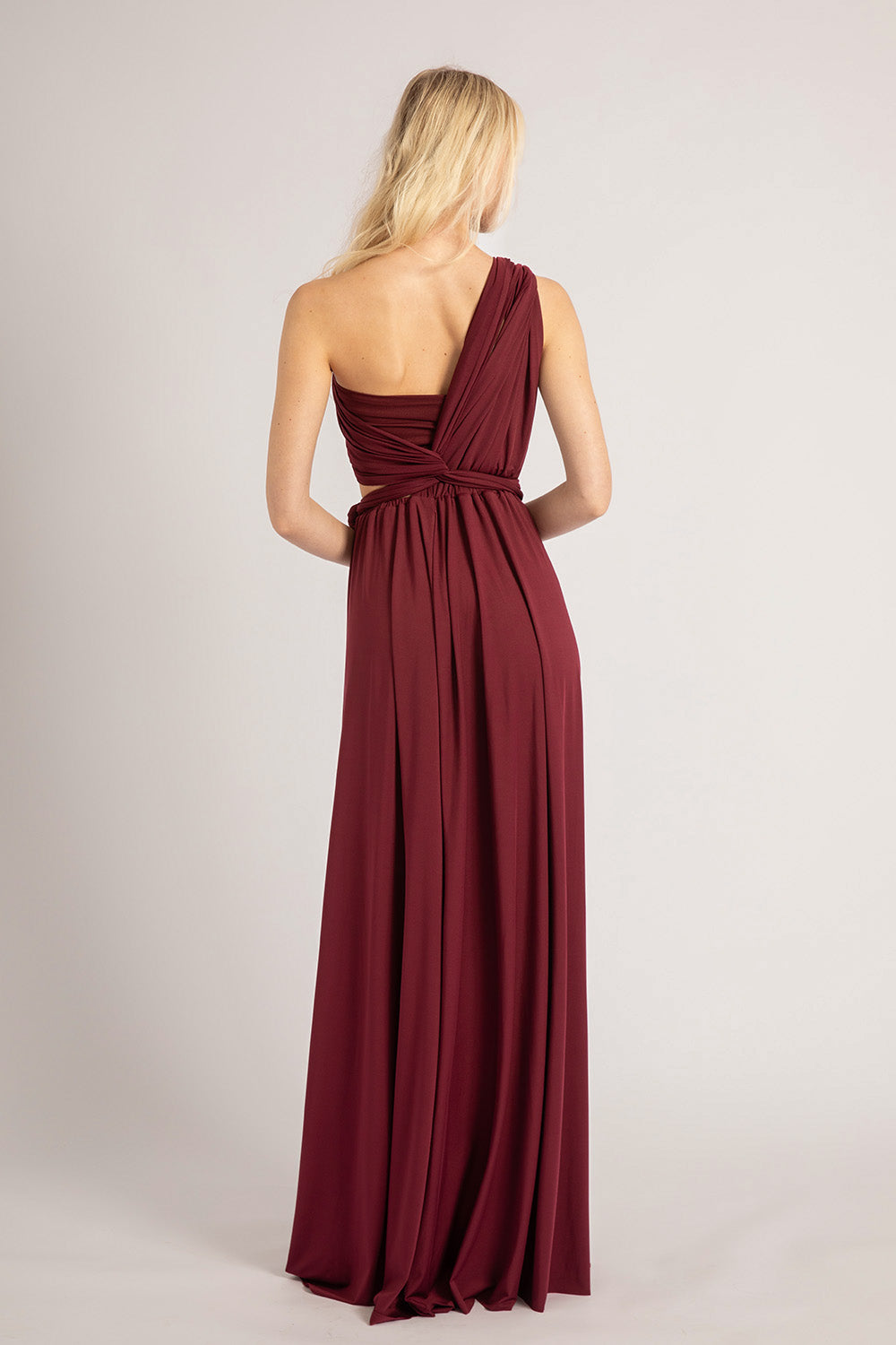 Dark burgundy Infinity Multiway Dress For Formal or Bridesmaids Dress