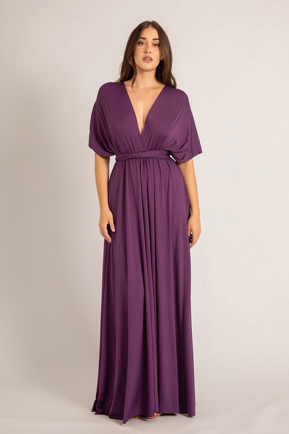 Classic Multiway Infinity Dress in Dark Purple