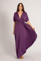Classic Multiway Infinity Dress in Dark Purple