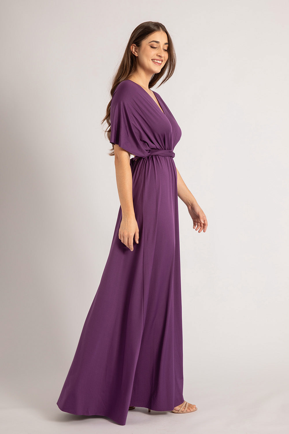 Classic Multiway Infinity Dress in Dark Purple