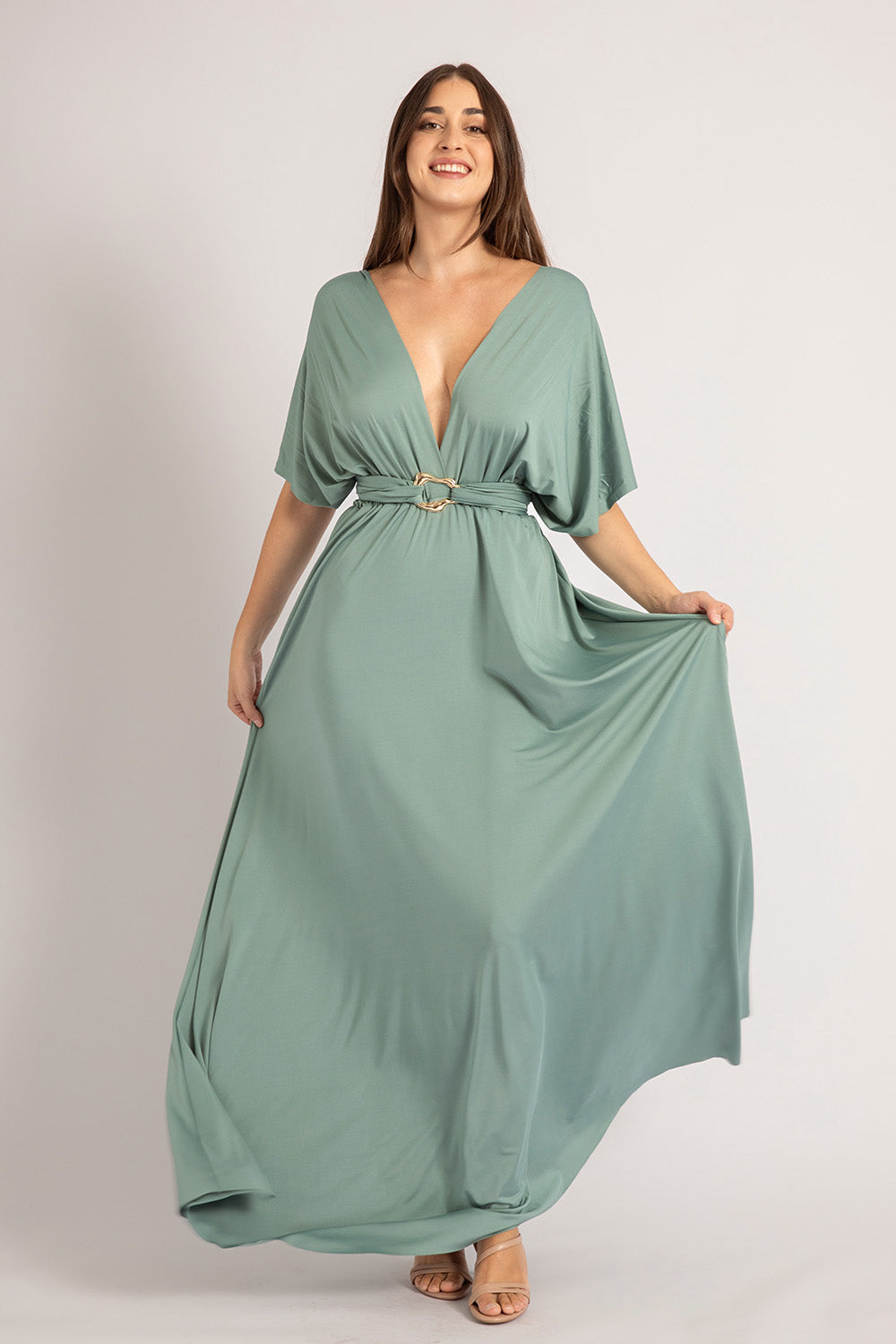 Classic Multiway Infinity Dress in Duck Egg Blue